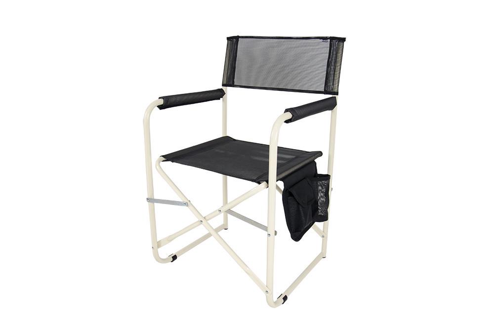 Стул складной туристический Vitan Режиссер без полки текстильный d20 мм Черный (1322309263)