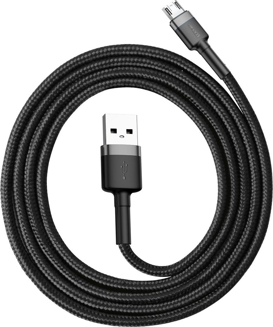 USB кабель BASEUS Micro USB Сafule 1,5A 2 м Black - фото 7