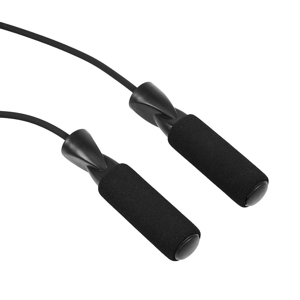 Скакалка скоростная гимнастическая для кроссфита с подшибниками 2,8 м Черный - фото 6 Скакалка скоростная гимнастическая для кроссфита с подшибниками 2,8 м Черный - фото 6