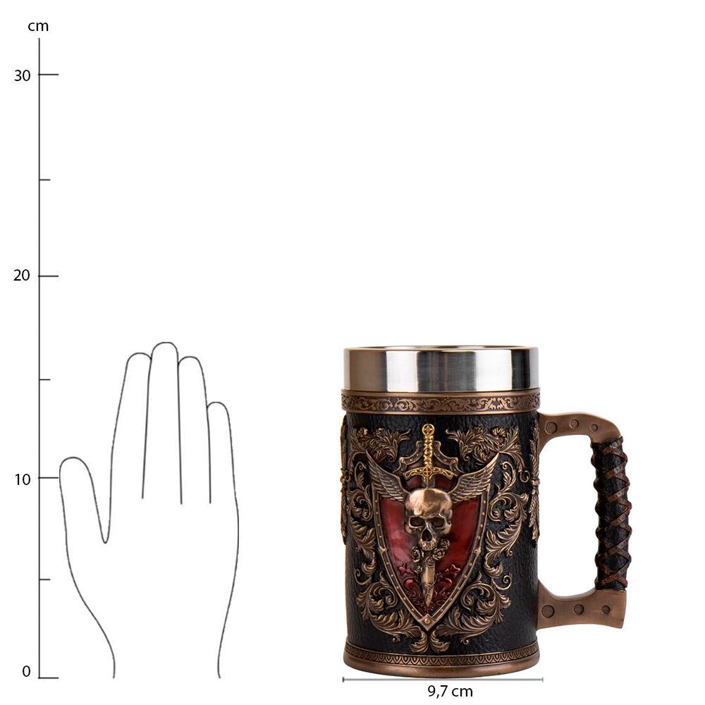 Келих пивний VERONESE Кубок темряви 16 см - фото 8