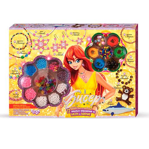Набор для творчества Danko Toys Бисер БФ-01