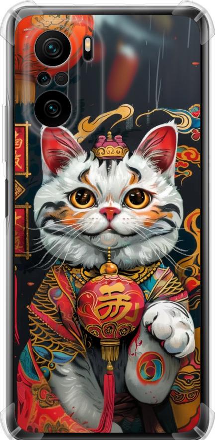 Чехол на Xiaomi Poco F3 China Cat v2 (6135sp-2280-42517)
