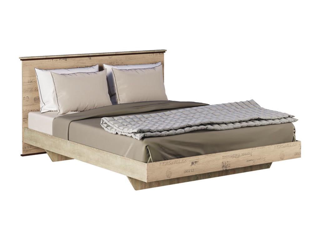 Кровать Мир Мебели Палермо Дуб корабельный 160х200 см (1601-2826)
