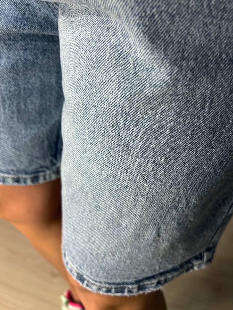 Шорты женские джинсовые G'she 601 бермуды косые карманы свободный крой средняя длина р. 27 Светло-синий (3972) - фото 10 Шорты женские джинсовые G'she 601 бермуды косые карманы свободный крой средняя длина р. 27 Светло-синий (3972) - фото 10