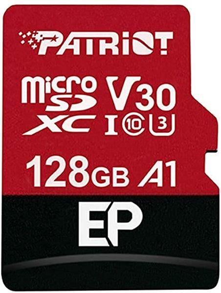 Карта памяти Patriot microSDHC EP Series 128 Гб с адаптером (PEF128GEP31MCX)
