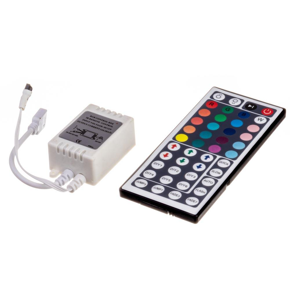 Контролер RGB для світлодіодної стрічки 6 A 72 Вт (28406) Контролер RGB для світлодіодної стрічки 6 A 72 Вт (28406)