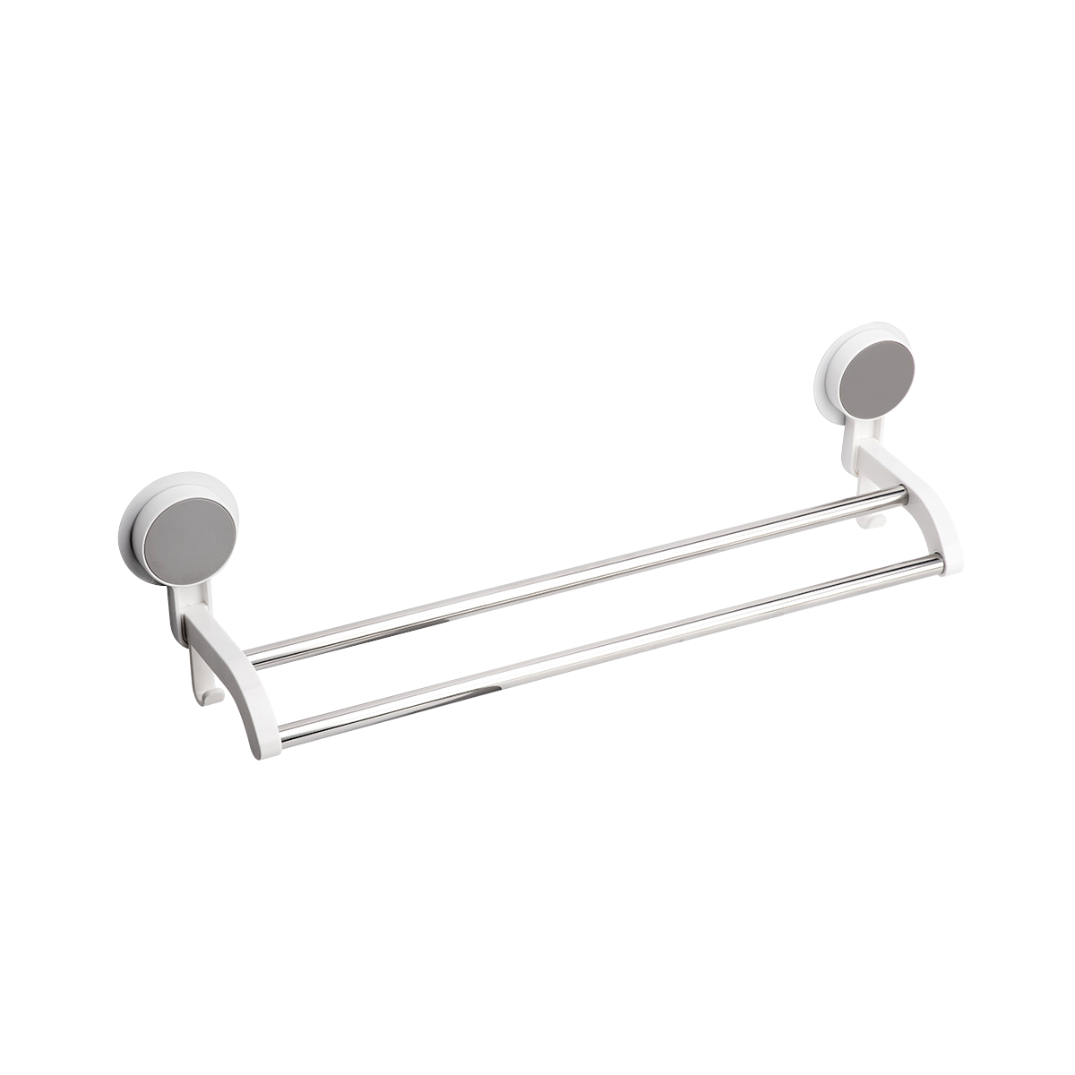 Тримач для рушників MVM BP-9 WHITE подвійний Сірий (211104) - фото 4