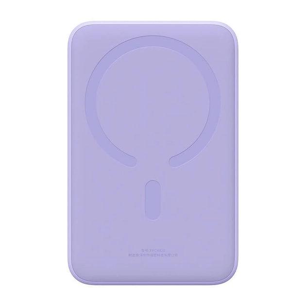 Повербанк Baseus Magnetic Mini 20000 mAh 20 W 2в1 QC3.0+PD3.0 с беспроводной зарядкой Qi 15 W Purple (PPCX150005) - фото 2