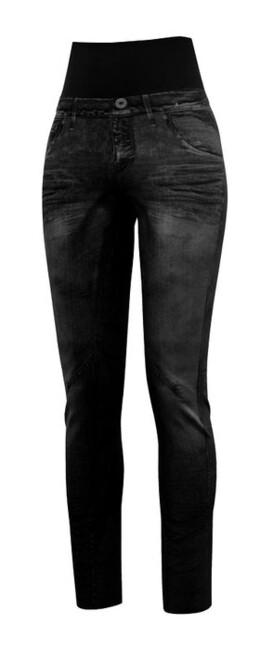 Штаны женские Sound Print Jeans с высоким поясом M Black (dede6433)