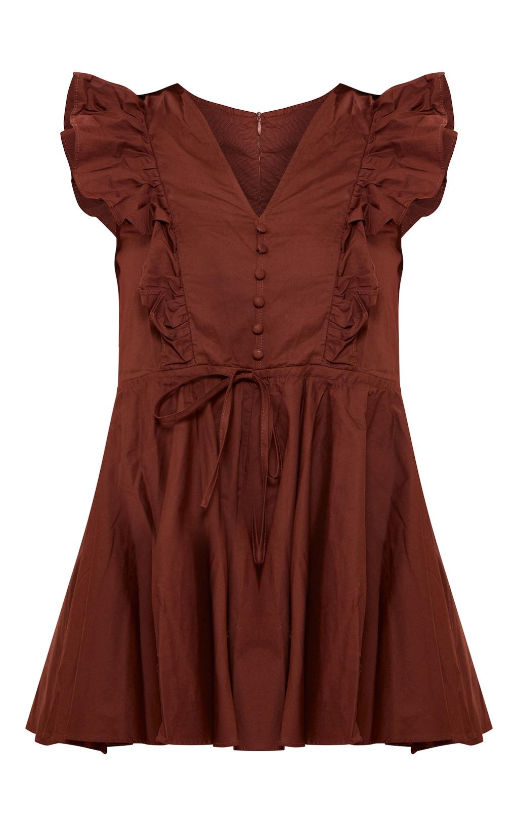 Комбинезон Pretty Little Thing CMW5433 р. 42 Коричневый - фото 3