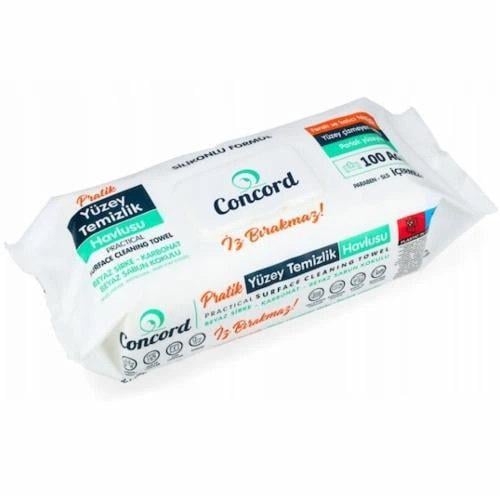 Серветки для прибирання Concord Pratik Yuzey 100 шт. (13355843)
