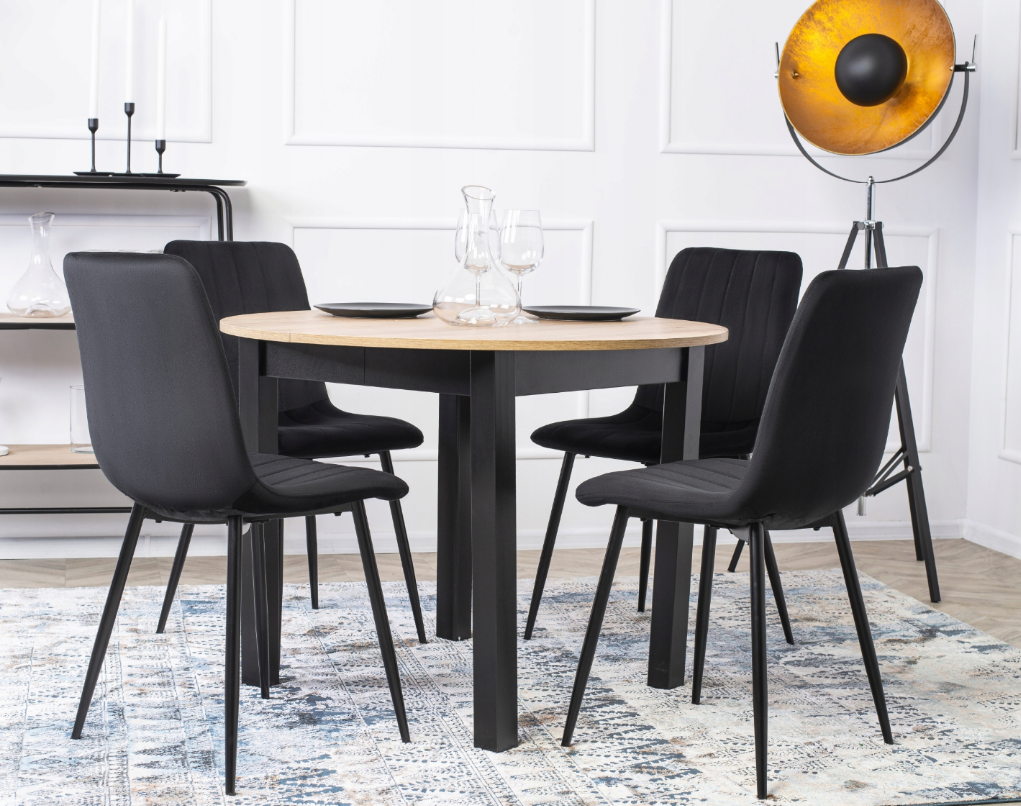 Стул кухонный Intarsio ETHAN велюр Черный (ETHAN19-2) - фото 9 Стул кухонный Intarsio ETHAN велюр Черный (ETHAN19-2) - фото 9