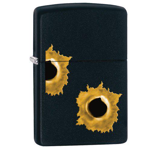 Зажигалка Zippo Bullet Holes Black Matte (96792)