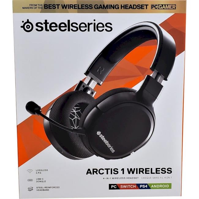 Навушники геймерські SteelSeries Arctis 1 Wireless Чорний (61512) - фото 6