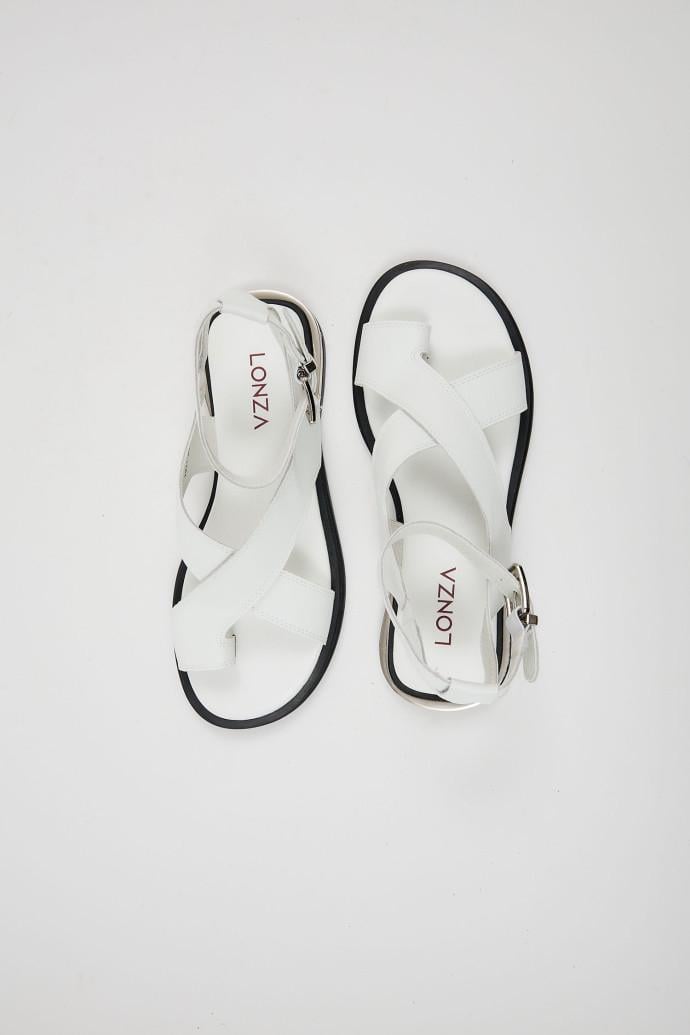 Босоножки женские LONZA кожаные р. 40 Белый (196069) - фото 4 Босоножки женские LONZA кожаные р. 40 Белый (196069) - фото 4