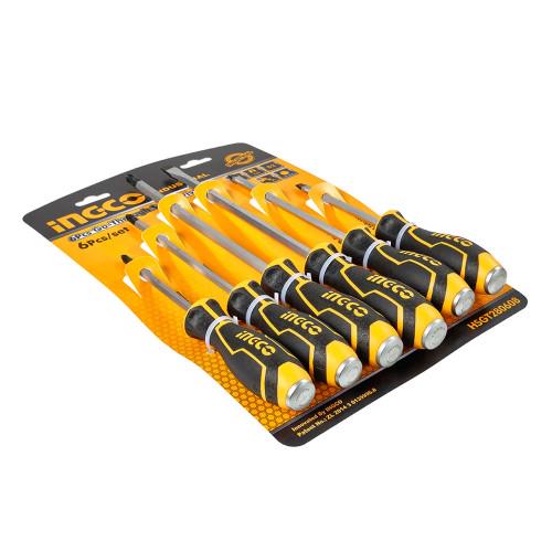 Набір ударних викруток Ingco Industrial 6 шт. (10636098) - фото 4 Набір ударних викруток Ingco Industrial 6 шт. (10636098) - фото 4