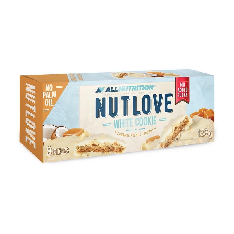 Печенье AllNutrition Nutlove White Cookies 128 г Карамель арахис кокос (21700-01)