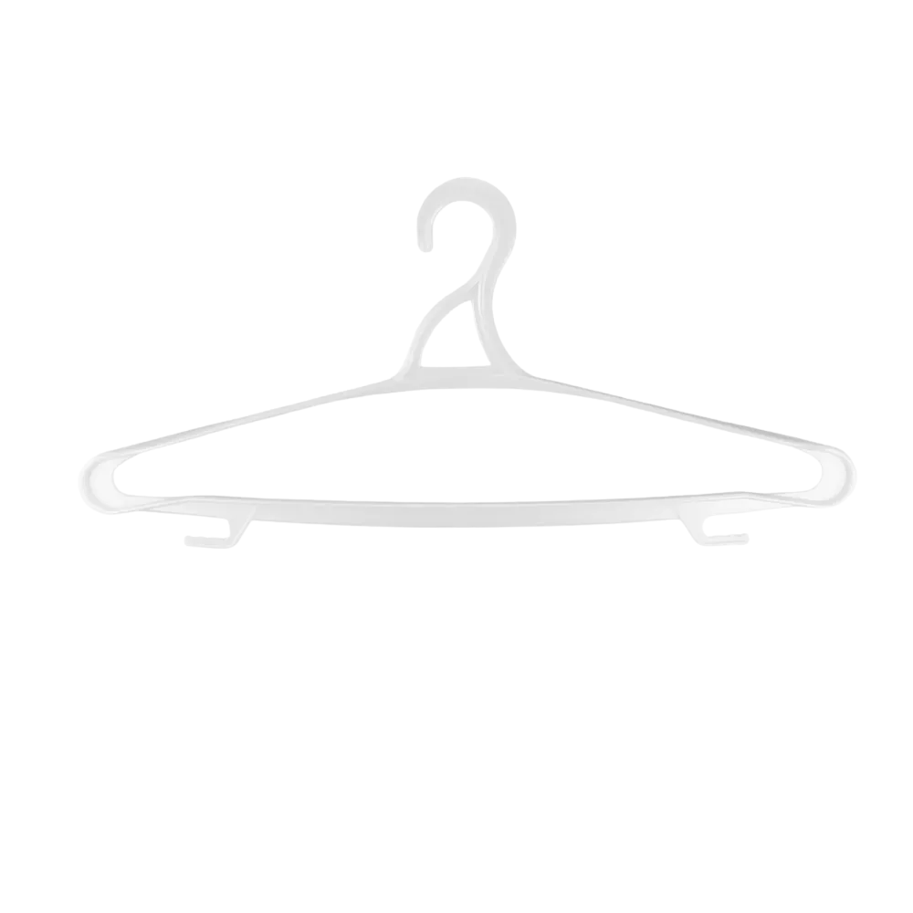 Комплект плечиків для одягу SoloPlast пластикові 468х39х212 мм 10 шт. (28144620)