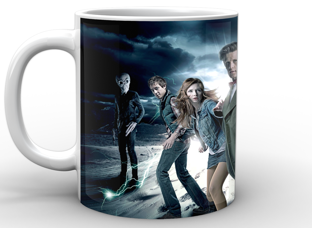 Чашка Gee! Доктор Кто Doctor Who Персонажи Белый DW.02.065