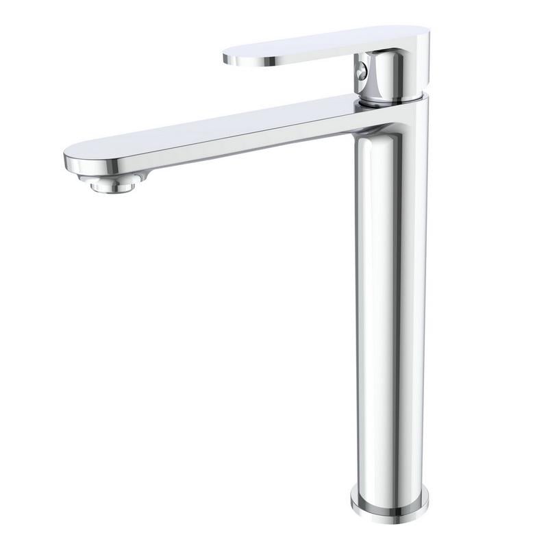 Смеситель на умывальник Zegor Professional Reich-01B Premium Pro Lux однорычажный высокий катридж Sedal Spain Хром