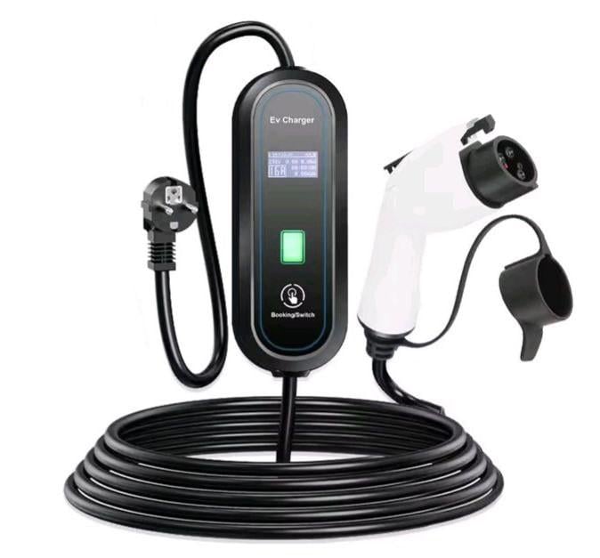 Зарядка для електромобіля EV Charger 3,5 кВт 16a 1-фаза type 1 wi-fi 5 м (33137404)