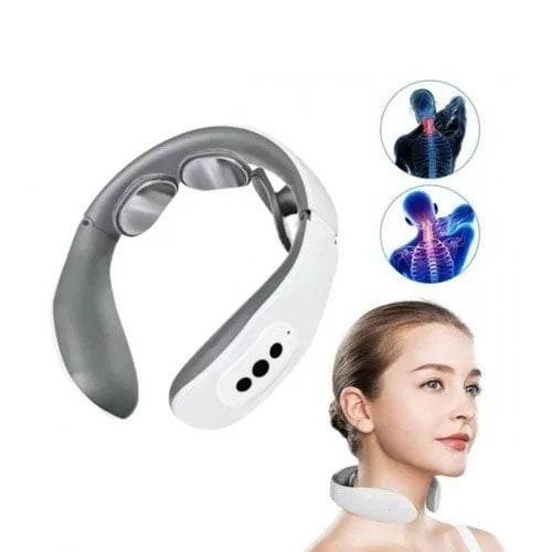 Масажер для шиї Smart Neck Massager HX-1680 6 режимів 3V White (tf3712) - фото 2 Масажер для шиї Smart Neck Massager HX-1680 6 режимів 3V White (tf3712) - фото 2