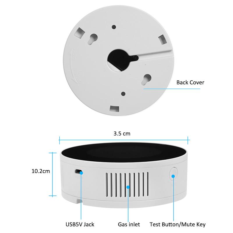 Wi-Fi датчик витоку газу і температури Tuya Gas sensor S7 - фото 18