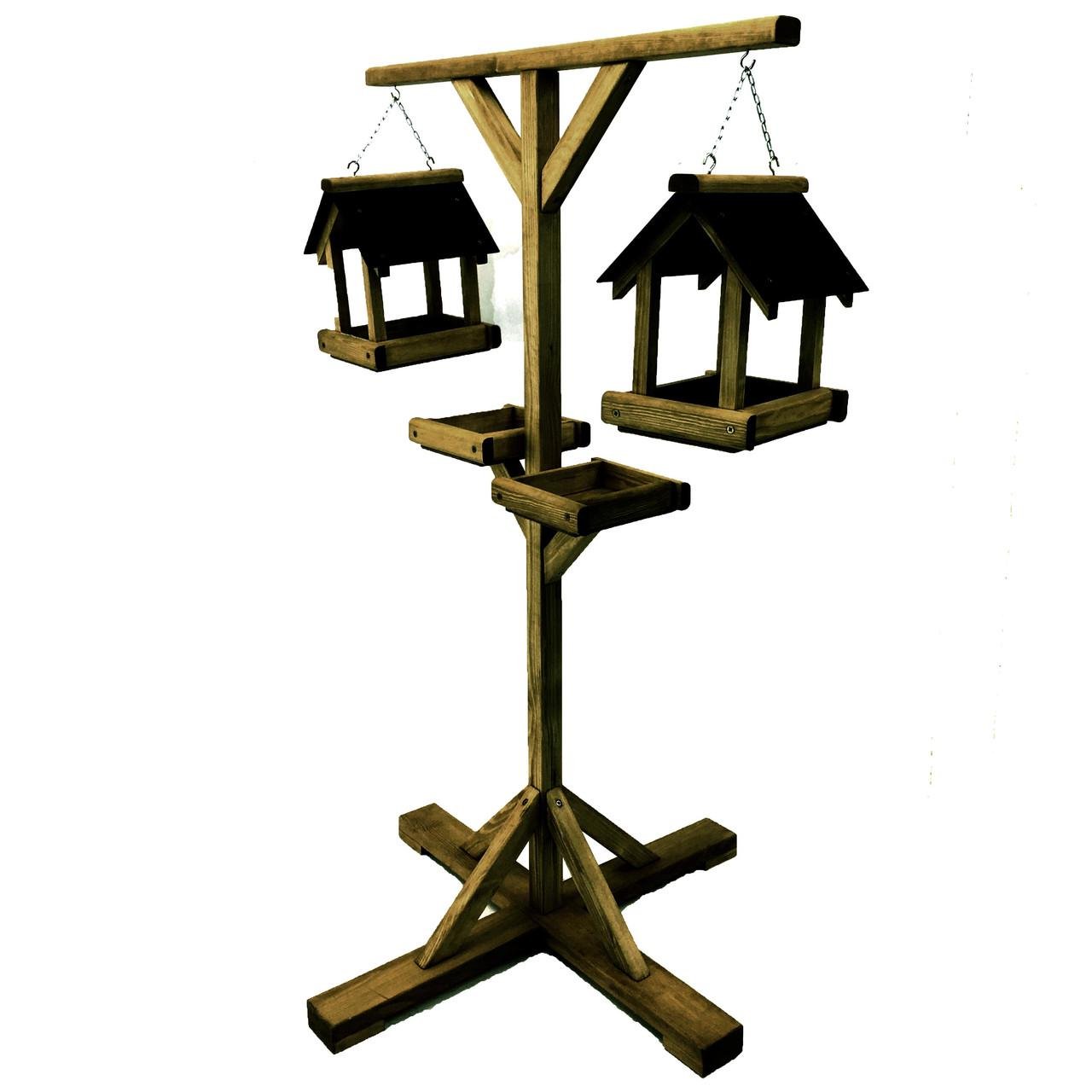 Кормушка на стойке из дерева Пиви Мускат (КСС-000307)