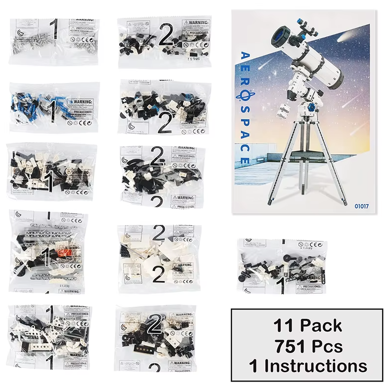 Конструктор дитячий Телескоп з колекції Космос 780 дет. (1050) - фото 4 Конструктор дитячий Телескоп з колекції Космос 780 дет. (1050) - фото 4