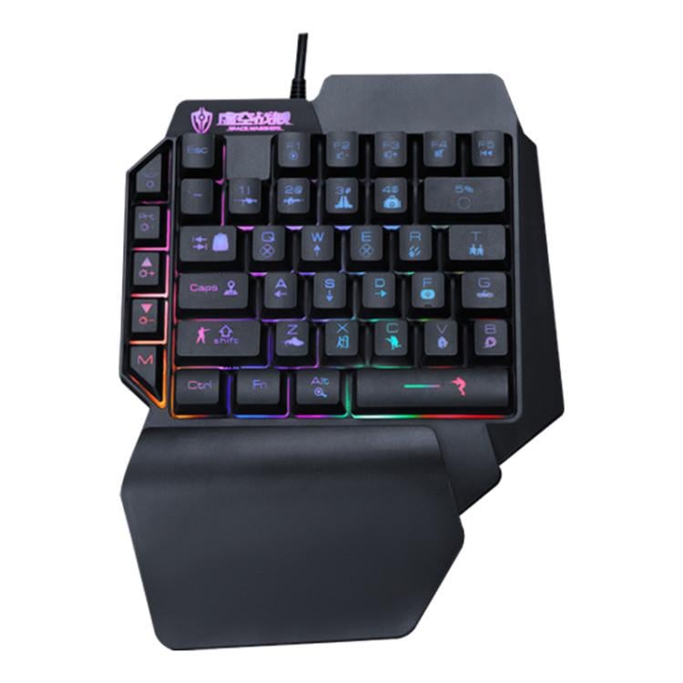 Клавіатура ігрова Sundy PUBG Mobile Keyboard G01 з підсвіткою USB Black - фото 7