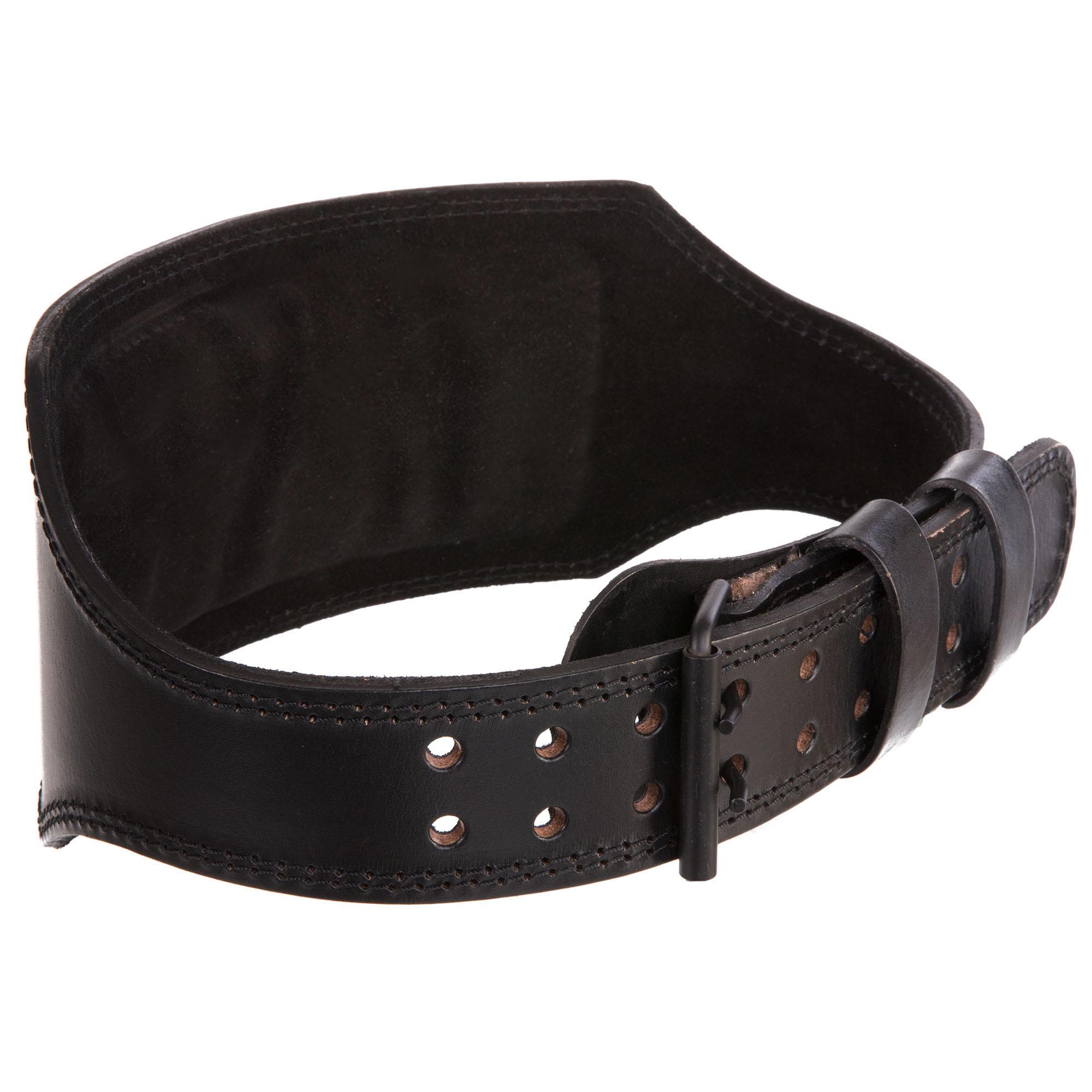 Пояс атлетический Zelart кожаный 15 см (VL-3341_M)