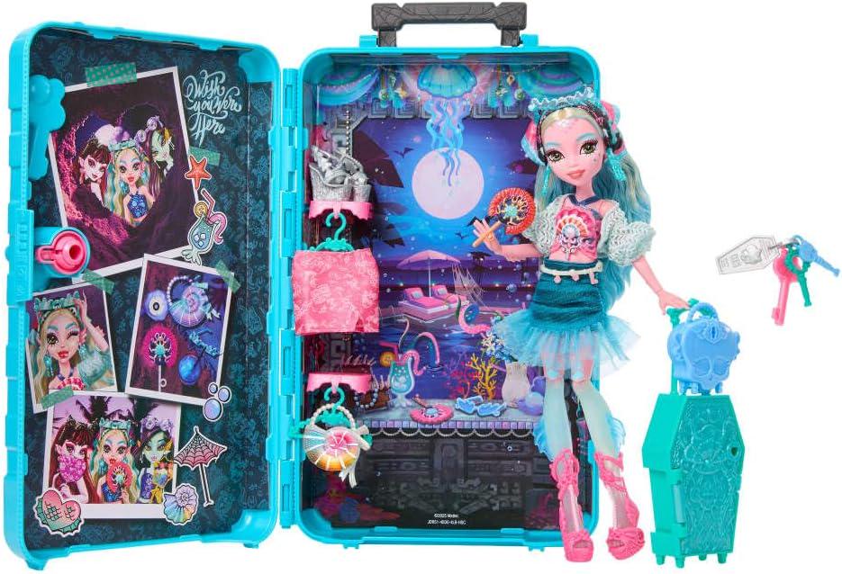Кукла Monster High Skulltimate Secrets Lagoona Blu с аксессуарами и чемоданом (36244694) Кукла Monster High Skulltimate Secrets Lagoona Blu с аксессуарами и чемоданом (36244694)