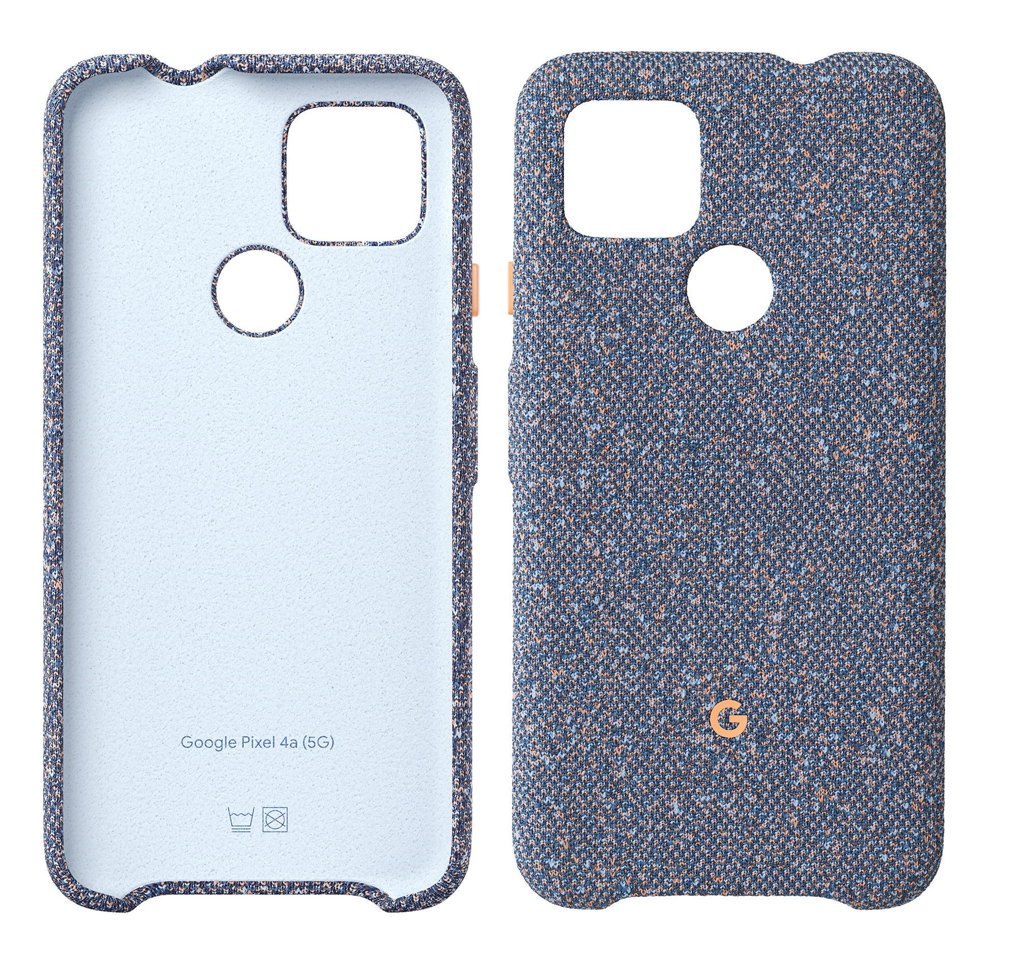 Протиударний чохол Official Fabric Case GA02063 для Google Pixel 4a 5G (6.2") Blue Confetti - фото 3