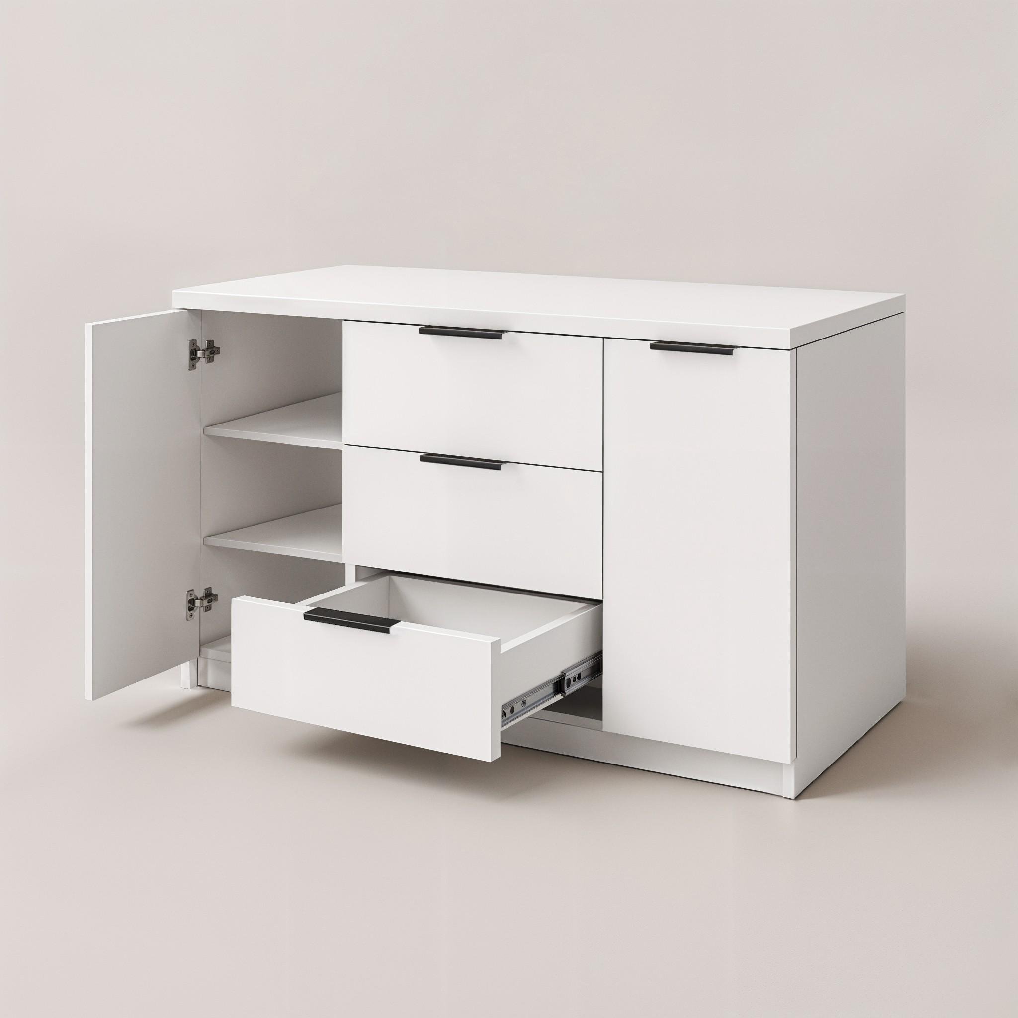 Комод Komfort 1300х450х850 мм Белый - фото 3