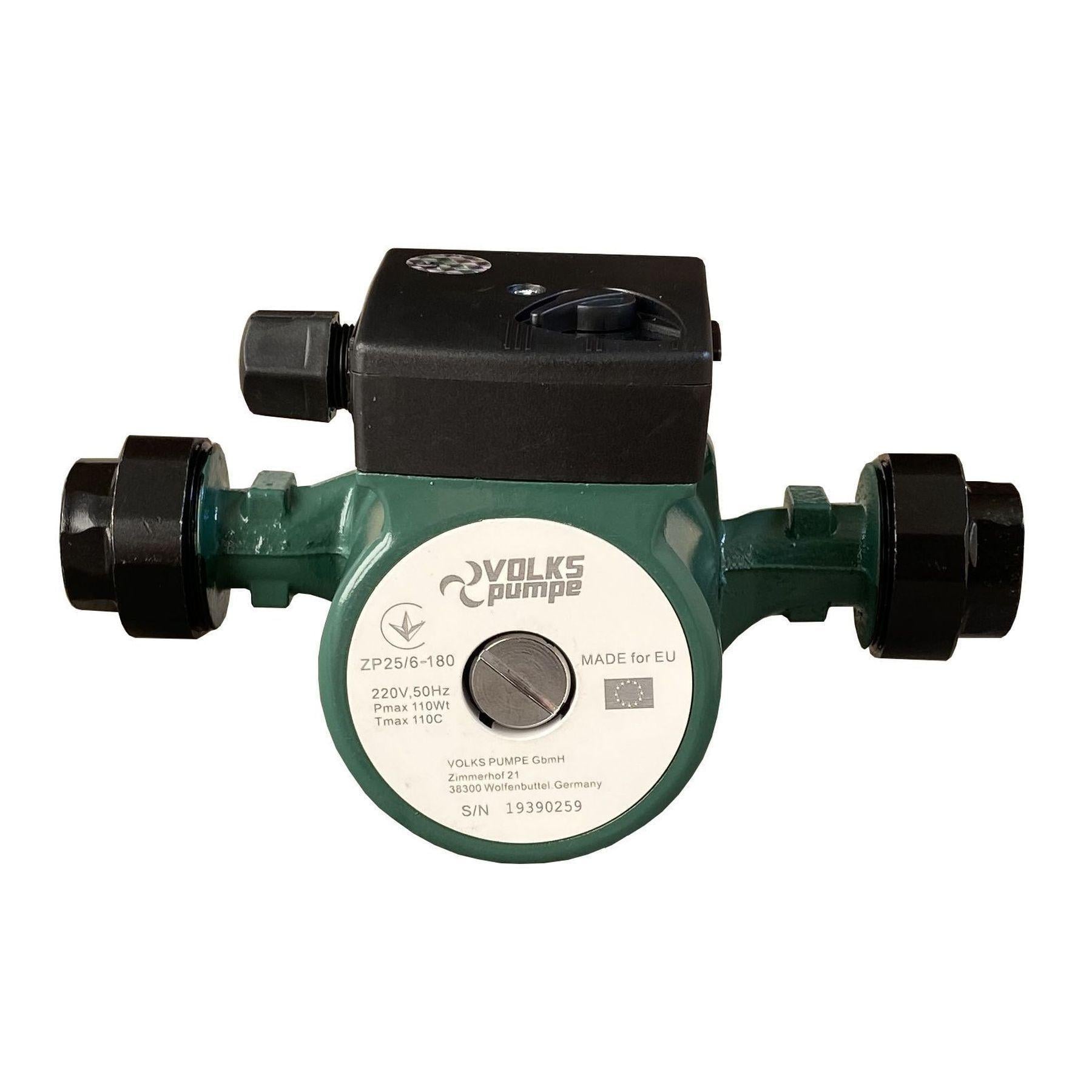 Насос циркуляционный VOLKS pumpe ZP25/6 180 мм/гайки (000010613)