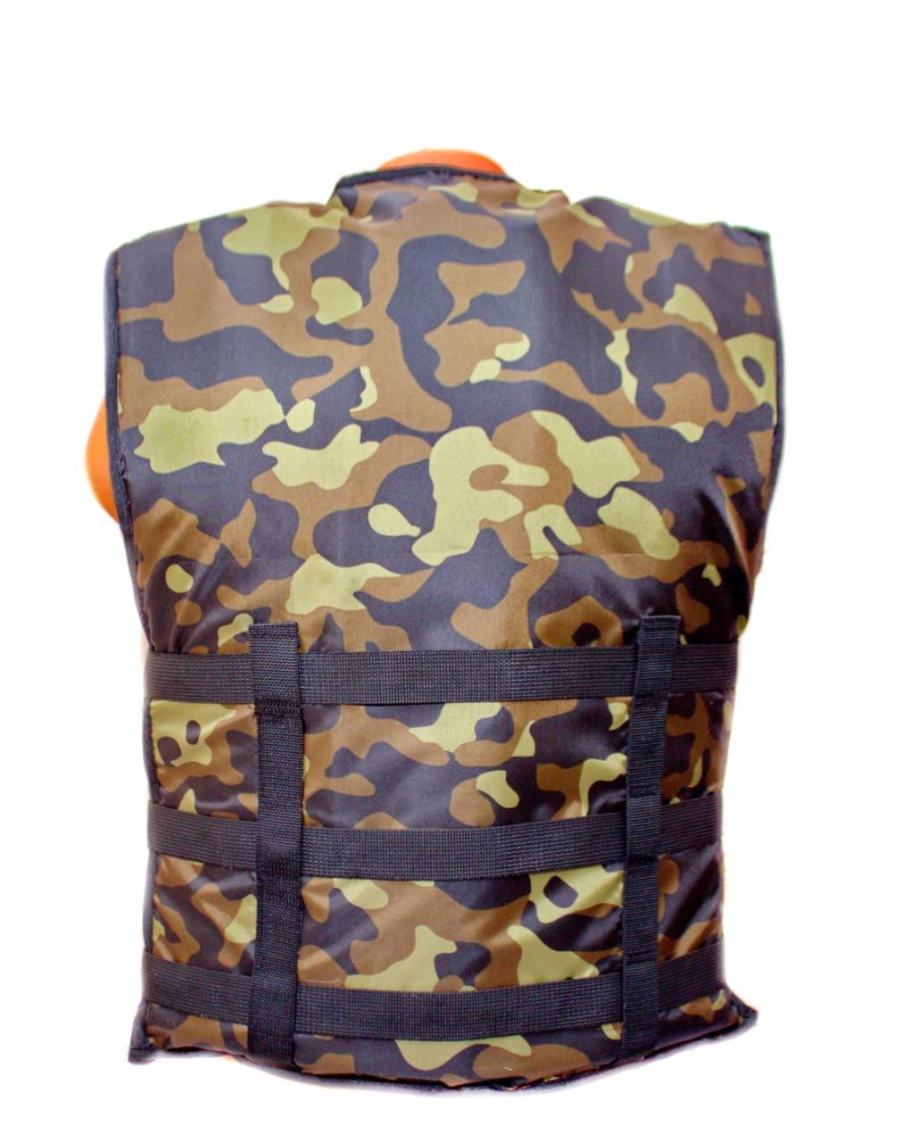 Жилет страховочный LIFEVEST 70-90 кг Камуфляж - фото 2 Жилет страховочный LIFEVEST 70-90 кг Камуфляж - фото 2