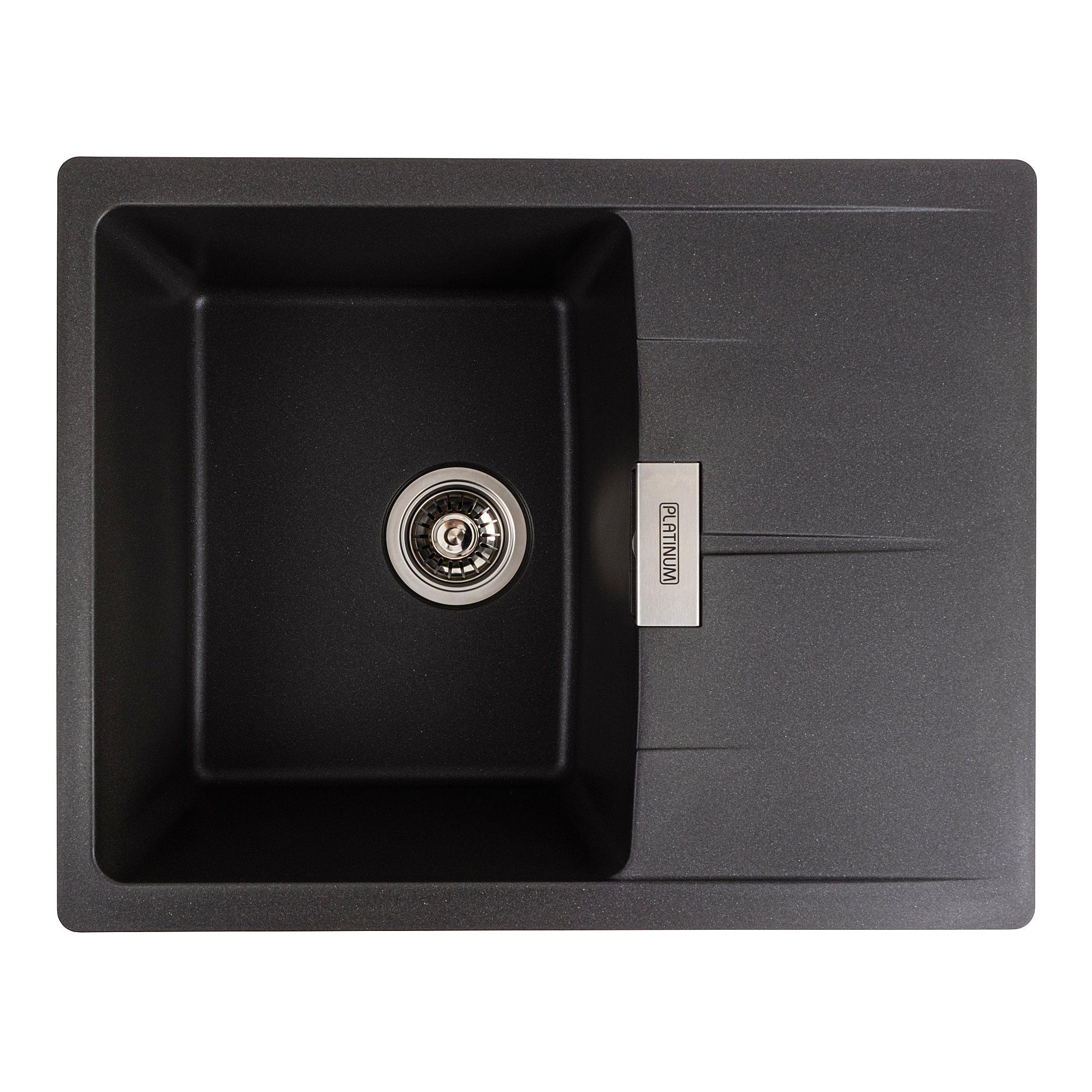 Мойка для кухни гранитная Platinum 6250 ZIRKONE матовая Морион