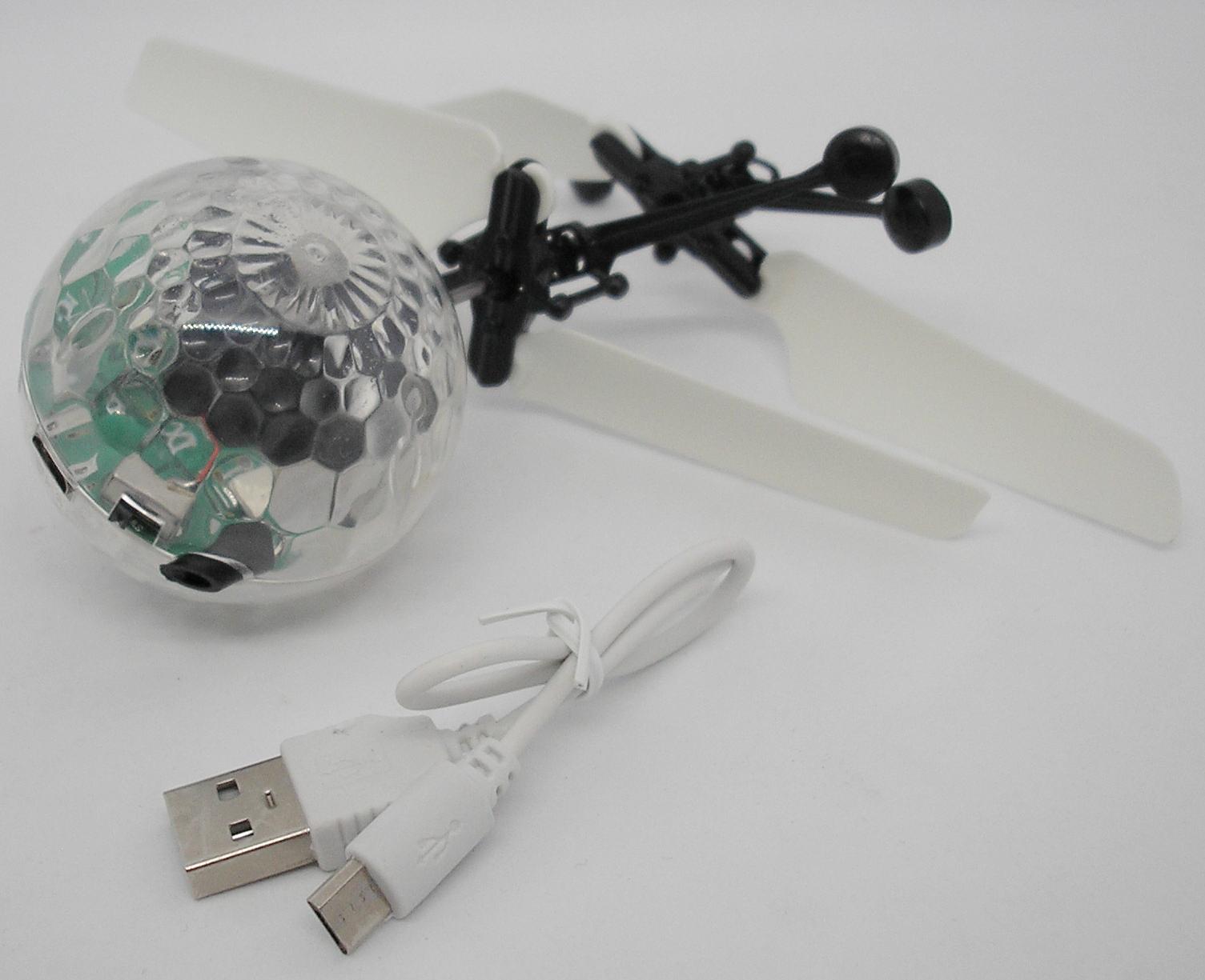 Шар сенсорный Flying Ball с подсветкой управления рукой с USB-кабелем - фото 5