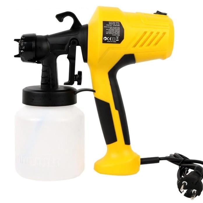 Краскораспылитель электрический ручной Electric Paint Sprayer Elite 0,8 л 500 Вт Yellow (784780194)