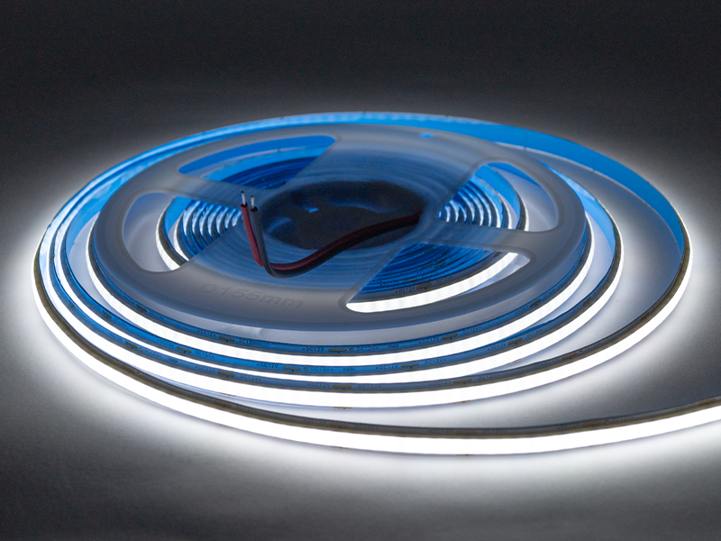 Светодиодная лента LED UA COB-312 LED 8 мм 12 В 10 Вт/м IP20 900 Лм/м Damproof Белый (7990)