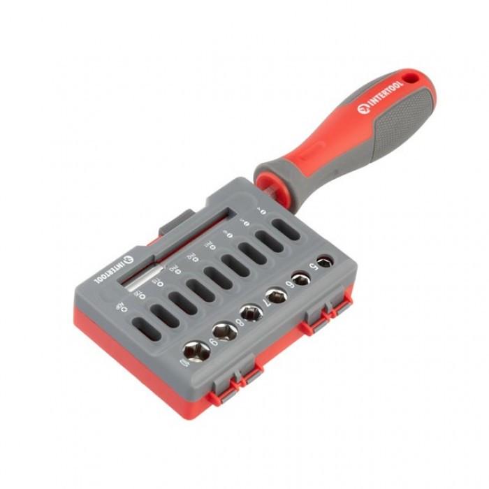 Викрутка з комплектом насадок Intertool VT-3345 16 шт.