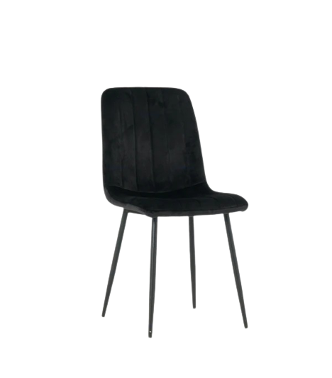 Стул кухонный Intarsio ETHAN велюр Черный (ETHAN19)