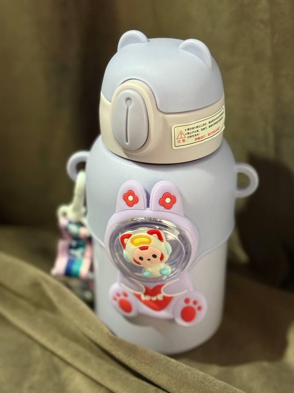 Термос детский Stenson MT-4930 с трубочкой нержавеющая сталь 500 мл Фиолетовый (2781780653) - фото 2 Термос детский Stenson MT-4930 с трубочкой нержавеющая сталь 500 мл Фиолетовый (2781780653) - фото 2