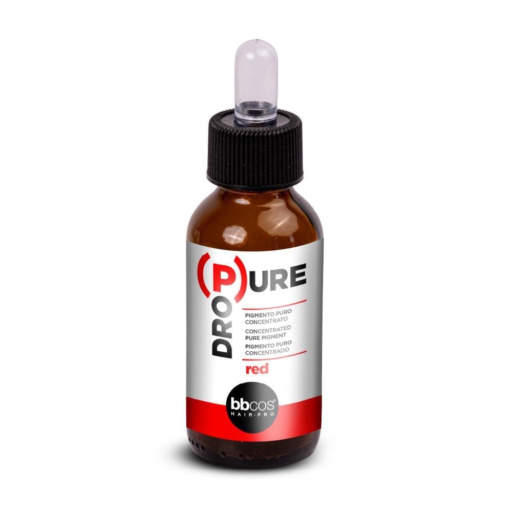 Пігмент прямий концентрований BBcos DROPURE red 50 мл Червоний (36977590)