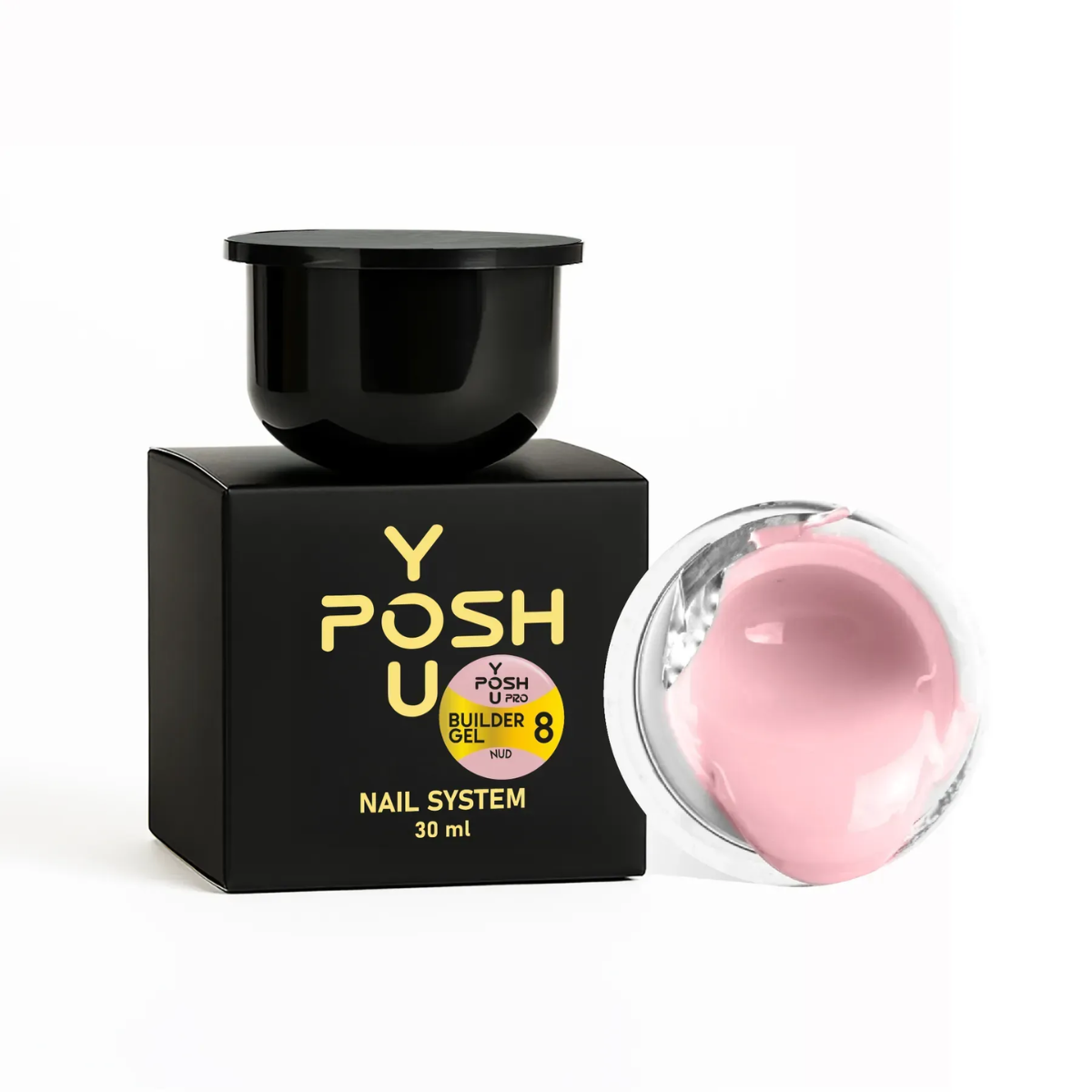 Білдер-гель для нарощування нігтів YouPOSH Refill Builder Gel рефіл 30 мл 08 Nude Натуральний (13353892)