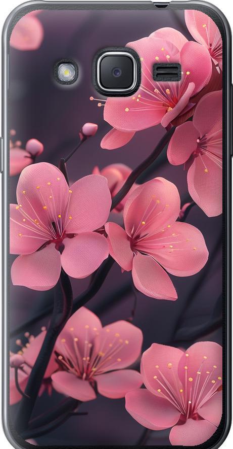 Чехол на Samsung Galaxy J2 J200H Пурпурная сакура (6075u-190-42517)