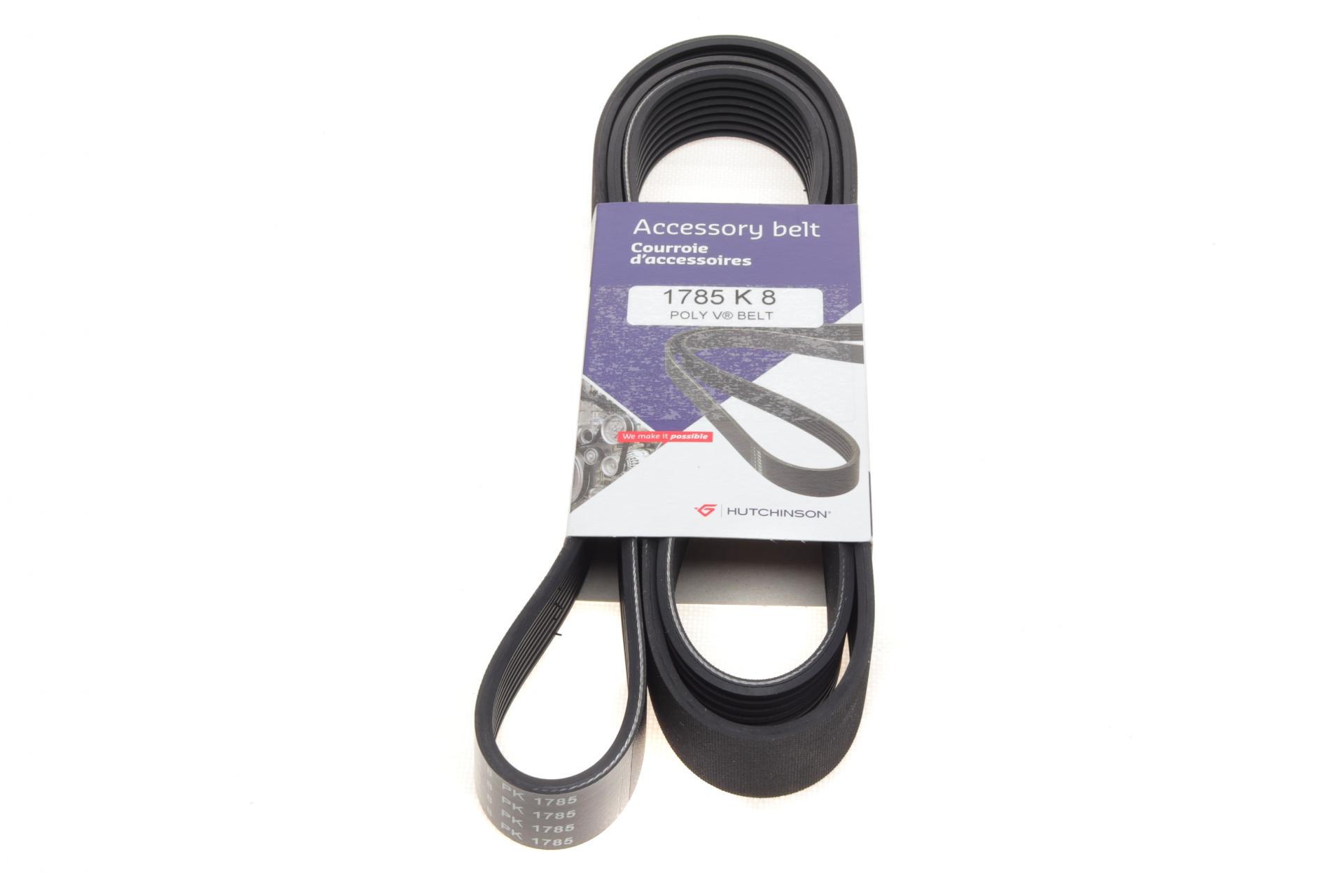 Ремень генератора HUTCHINSON BMW 5 F10 523/528/530i 09-13 1785 K 8