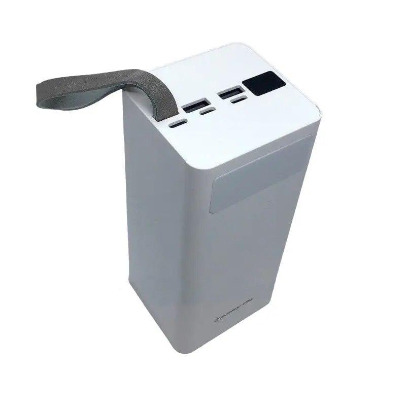Повербанк Kamry 50000 mAh с индикатором заряда и фонариком 2хUSB MicroUSB/Lightning/Type-C Белый (d89fae47) Повербанк Kamry 50000 mAh с индикатором заряда и фонариком 2хUSB MicroUSB/Lightning/Type-C Белый (d89fae47)