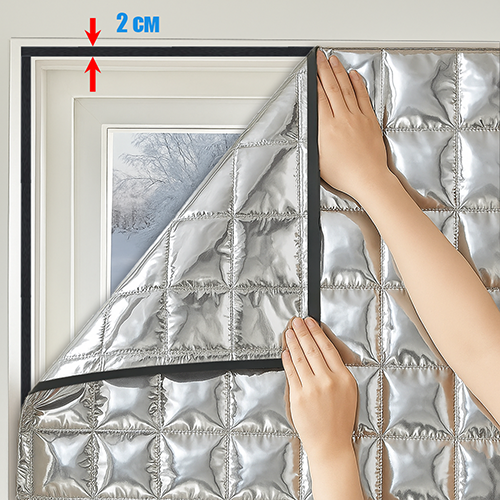 Штори дверні теплі на магнітах P 110x230 см Сріблястий (117654812) - фото 6 Штори дверні теплі на магнітах P 110x230 см Сріблястий (117654812) - фото 6