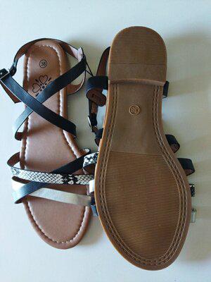 Босоніжки жіночі р. 38 Чорний - фото 2